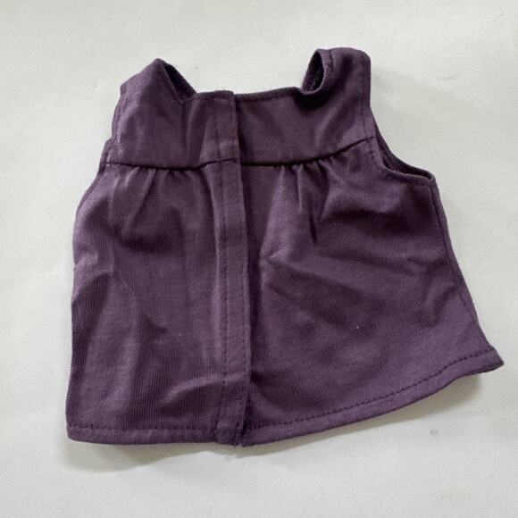 American Girl Isabelle Palmer Purple Pajama Set with Slippers Doll Clothes - Picture 6 of 8